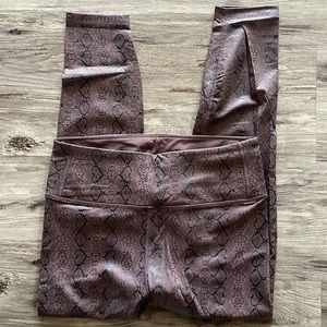 CRZ Yoga Faux Leather Leggings